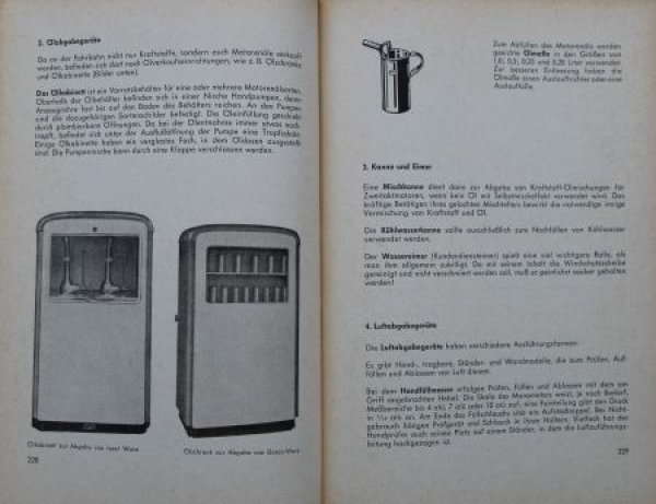 Schwabe "Der Tankwart" Gasstation-Schoolbook 1955 (9265)